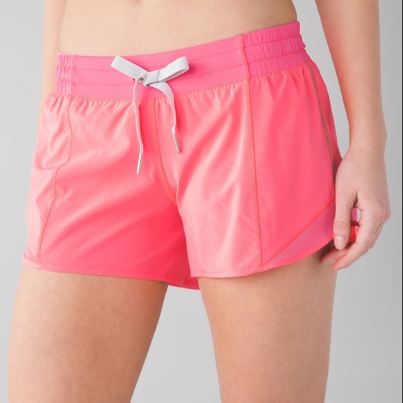 lululemon athletica Pants - Lululemon Hotty Hot Shorts in Flash Light Neon Pink *Rare*